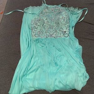 Tiffany Blue prom dress
